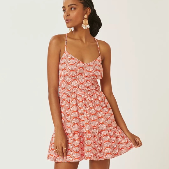 Anthropologie-  The Sleeveless Somerset Mini Dress: Poplin Edition Size: XXS - Picture 1 of 5